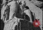 Image of Abu Simbel temple before removal Egypt, 1964, second 58 stock footage video 65675078610