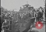 Image of Haim Arlozorov refugees disembark under guard Haifa Palestine, 1947, second 1 stock footage video 65675078615