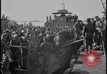 Image of Haim Arlozorov refugees disembark under guard Haifa Palestine, 1947, second 3 stock footage video 65675078615