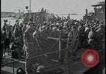 Image of Haim Arlozorov refugees disembark under guard Haifa Palestine, 1947, second 8 stock footage video 65675078615
