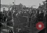 Image of Haim Arlozorov refugees disembark under guard Haifa Palestine, 1947, second 9 stock footage video 65675078615