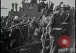 Image of Haim Arlozorov refugees disembark under guard Haifa Palestine, 1947, second 20 stock footage video 65675078615