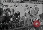Image of Haim Arlozorov refugees disembark under guard Haifa Palestine, 1947, second 38 stock footage video 65675078615