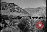 Image of Train in mountains Iran Iran, 1944, second 35 stock footage video 65675078624