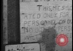 Image of mess hut signs Iran WW2 Iran, 1944, second 25 stock footage video 65675078627