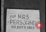 Image of mess hut signs Iran WW2 Iran, 1944, second 32 stock footage video 65675078627