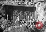 Image of United States soldiers inspect Fath Ali Shah Inscription WW2 Rey Iran, 1944, second 17 stock footage video 65675078630