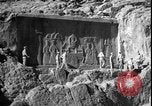 Image of United States soldiers inspect Fath Ali Shah Inscription WW2 Rey Iran, 1944, second 21 stock footage video 65675078630