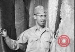Image of United States soldiers inspect Fath Ali Shah Inscription WW2 Rey Iran, 1944, second 34 stock footage video 65675078630