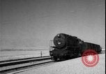 Image of Iranian railroad locomotive crew receives dispatch WW2 Iran, 1944, second 18 stock footage video 65675078636