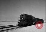 Image of Iranian railroad locomotive crew receives dispatch WW2 Iran, 1944, second 21 stock footage video 65675078636