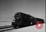 Image of Iranian railroad locomotive crew receives dispatch WW2 Iran, 1944, second 36 stock footage video 65675078636