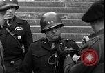 Image of General Walton H Walker receives Fourragere WW2 Verdun France, 1944, second 23 stock footage video 65675078637