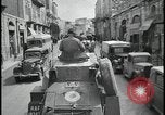 Image of British convoy patrols Jerusalem Palestine Jerusalem Palestine, 1947, second 17 stock footage video 65675078640