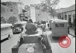 Image of British convoy patrols Jerusalem Palestine Jerusalem Palestine, 1947, second 30 stock footage video 65675078640