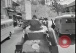 Image of British convoy patrols Jerusalem Palestine Jerusalem Palestine, 1947, second 33 stock footage video 65675078640