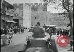 Image of British convoy patrols Jerusalem Palestine Jerusalem Palestine, 1947, second 36 stock footage video 65675078640