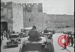 Image of British convoy patrols Jerusalem Palestine Jerusalem Palestine, 1947, second 39 stock footage video 65675078640