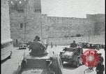 Image of British convoy patrols Jerusalem Palestine Jerusalem Palestine, 1947, second 41 stock footage video 65675078640