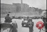 Image of British convoy patrols Jerusalem Palestine Jerusalem Palestine, 1947, second 43 stock footage video 65675078640