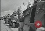 Image of British convoy patrols Jerusalem Palestine Jerusalem Palestine, 1947, second 49 stock footage video 65675078640