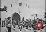 Image of Scottish regiment plays bagpipes Palestine Palestine, 1947, second 11 stock footage video 65675078641