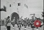 Image of Scottish regiment plays bagpipes Palestine Palestine, 1947, second 12 stock footage video 65675078641