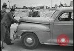 Image of British soldiers checkpoint Palestine 1947 Palestine, 1947, second 16 stock footage video 65675078643