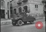 Image of British armored cars driving Palestine Palestine, 1947, second 10 stock footage video 65675078645