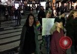Image of Anti-Trump march New York City USA, 2016, second 43 stock footage video 65675078682