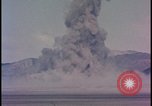 Image of tactical nuclear weapons test Nevada United States USA , 1958, second 48 stock footage video 65675078685