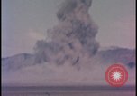 Image of tactical nuclear weapons test Nevada United States USA , 1958, second 52 stock footage video 65675078685