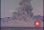 Image of tactical nuclear weapons test Nevada United States USA , 1958, second 55 stock footage video 65675078685