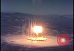 Image of nuclear weapons test aerial view Nevada United States USA , 1958, second 16 stock footage video 65675078687