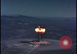 Image of nuclear weapons test aerial view Nevada United States USA , 1958, second 22 stock footage video 65675078687