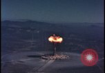 Image of nuclear weapons test aerial view Nevada United States USA , 1958, second 23 stock footage video 65675078687