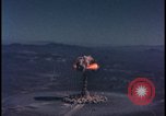 Image of nuclear weapons test aerial view Nevada United States USA , 1958, second 30 stock footage video 65675078687