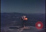 Image of nuclear weapons test aerial view Nevada United States USA , 1958, second 31 stock footage video 65675078687
