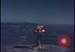 Image of nuclear weapons test aerial view Nevada United States USA , 1958, second 35 stock footage video 65675078687