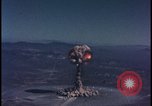 Image of nuclear weapons test aerial view Nevada United States USA , 1958, second 37 stock footage video 65675078687
