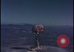 Image of nuclear weapons test aerial view Nevada United States USA , 1958, second 39 stock footage video 65675078687