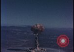 Image of nuclear weapons test aerial view Nevada United States USA , 1958, second 45 stock footage video 65675078687