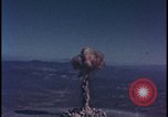 Image of nuclear weapons test aerial view Nevada United States USA , 1958, second 51 stock footage video 65675078687