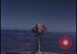 Image of nuclear weapons test aerial view Nevada United States USA , 1958, second 52 stock footage video 65675078687