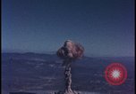 Image of nuclear weapons test aerial view Nevada United States USA , 1958, second 53 stock footage video 65675078687