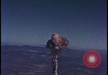 Image of nuclear weapons test aerial view Nevada United States USA , 1958, second 56 stock footage video 65675078687
