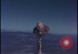 Image of nuclear weapons test aerial view Nevada United States USA , 1958, second 57 stock footage video 65675078687