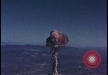 Image of nuclear weapons test aerial view Nevada United States USA , 1958, second 59 stock footage video 65675078687