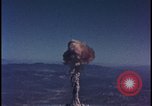 Image of nuclear weapons test aerial view Nevada United States USA , 1958, second 61 stock footage video 65675078687