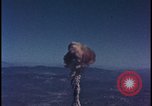 Image of nuclear weapons test aerial view Nevada United States USA , 1958, second 62 stock footage video 65675078687